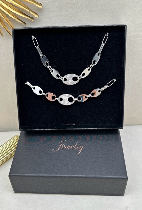 COFFRET BIJOUX EN ACIER INOXYDABLE