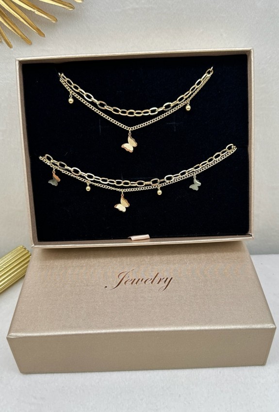 COFFRET BIJOUX EN ACIER INOXYDABLE