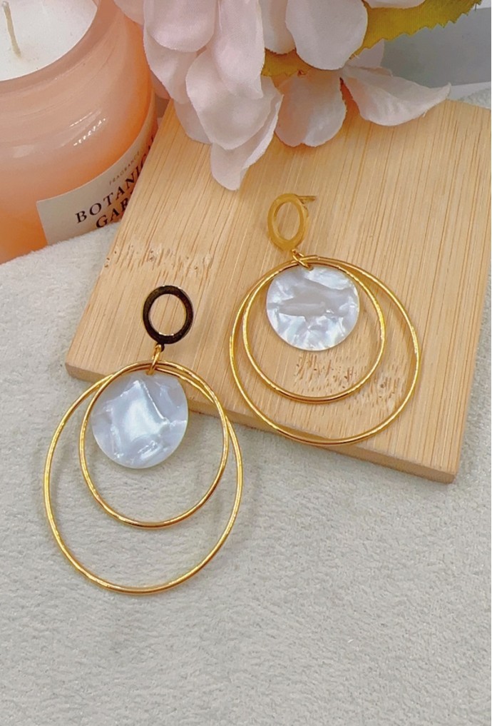 BOUCLE D'OREILLE EN ACIER INOXYDABLE