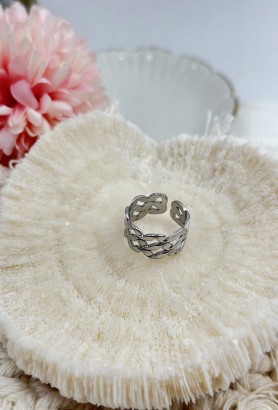 BAGUE REGLABLE EN ACIER INOXYDABLE 2