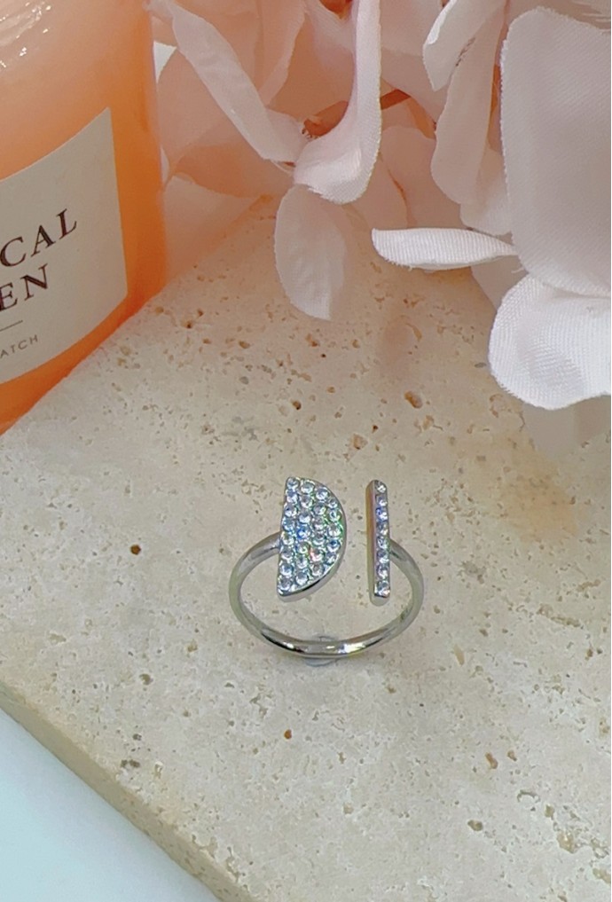 BAGUE REGLABLE EN ACIER INOXYDABLE