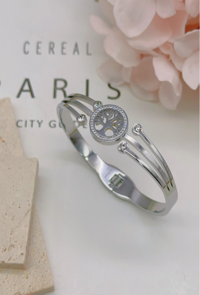 BRACELET JONC EN ACIER INOXYDABLE