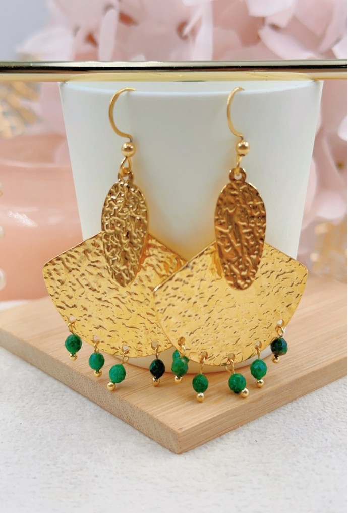 BOUCLE D'OREILLE EN ACIER INOXYDABLE