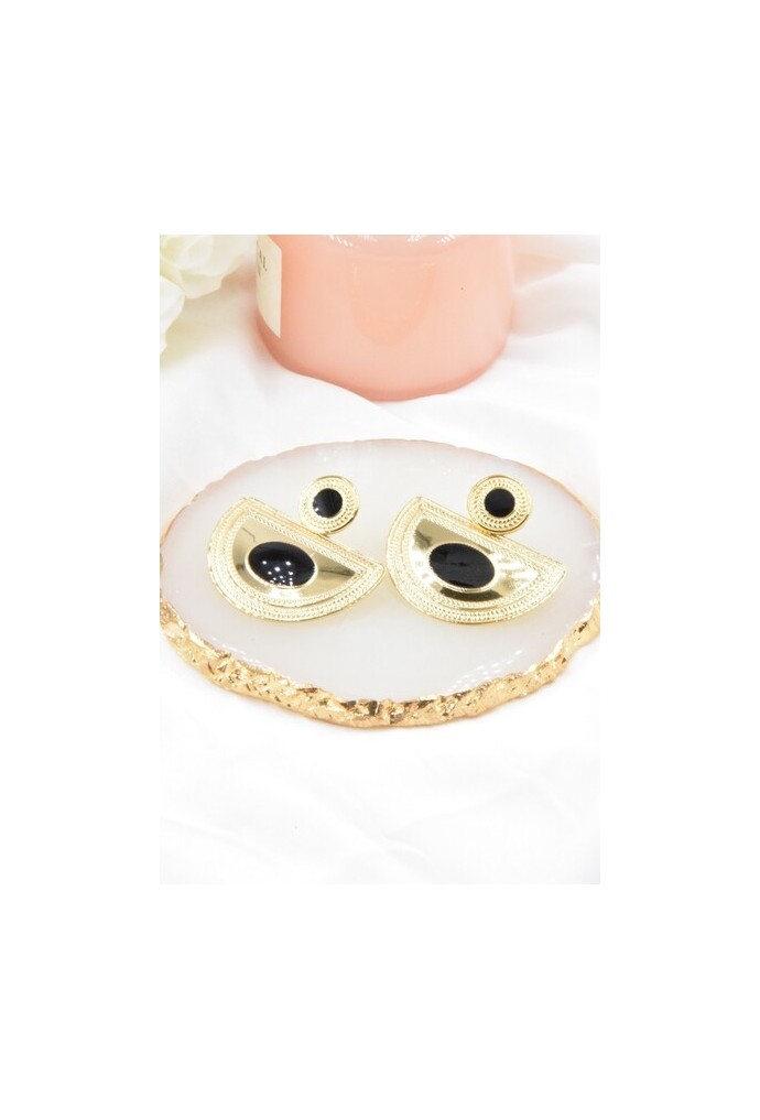 BOUCLE D'OREILLE EN ACIER INOXYDABLE