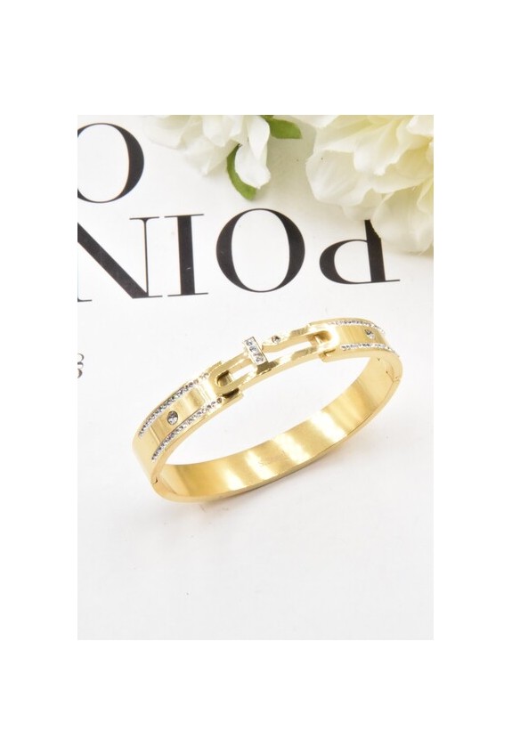 BRACELET JONC EN ACIER INOXYDABLE