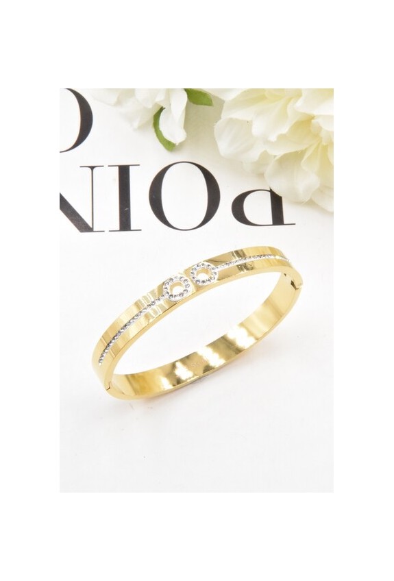 BRACELET JONC EN ACIER INOXYDABLE