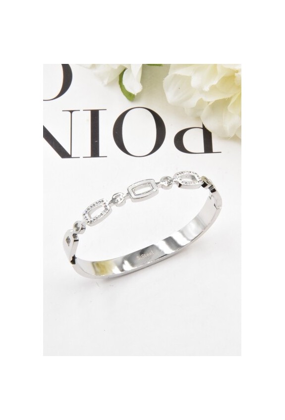 BRACELET JONC EN ACIER INOXYDABLE