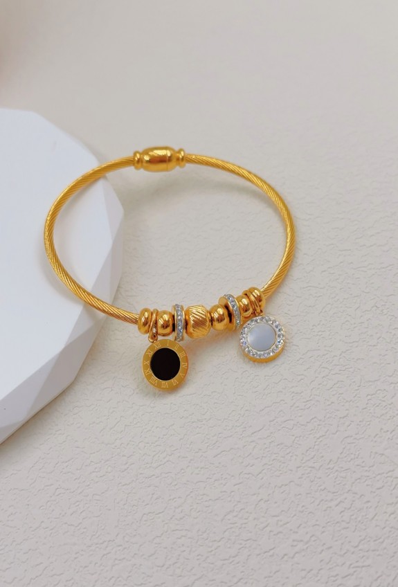 BRACELET JONC EN ACIER INOXYDABLE