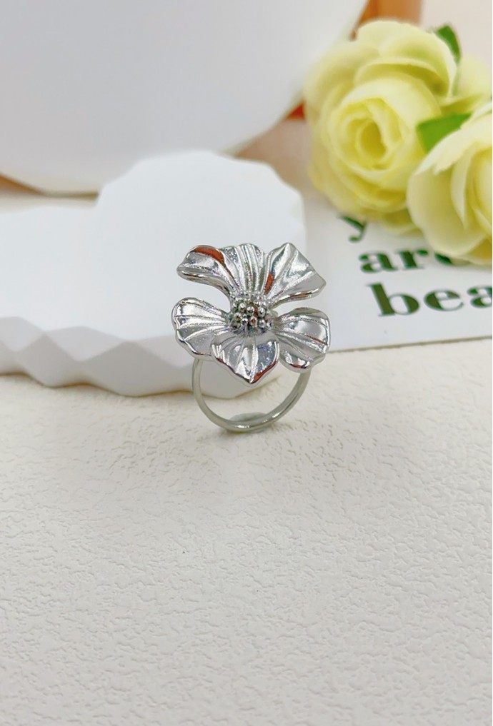 BAGUE REGLABLE EN ACIER INOXYDABLE