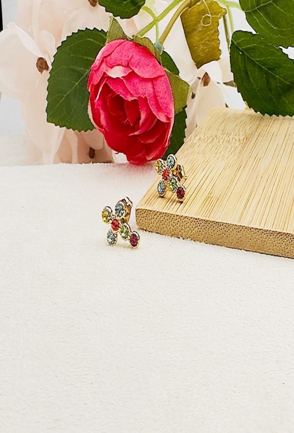 BOUCLE D'OREILLE EN ACIER INOXYDABLE