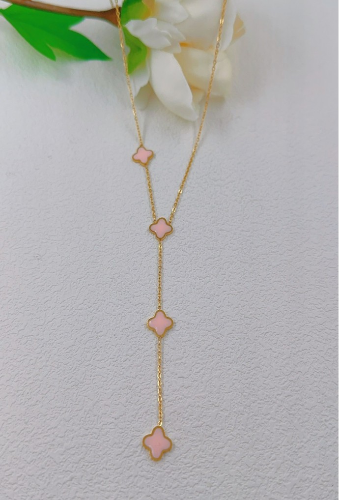 COLLIER Y EN ACIER INOXYDABLE