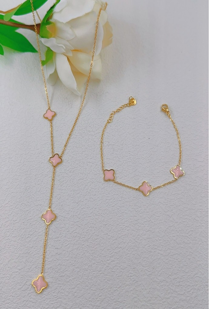 COLLIER Y EN ACIER INOXYDABLE