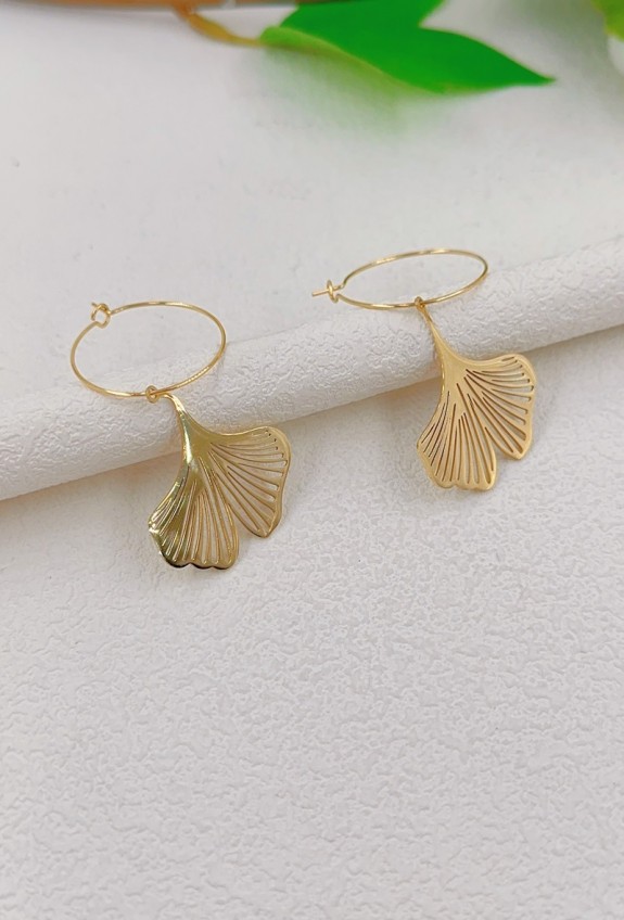 BOUCLE D'OREILLE EN ACIER INOXYDABLE