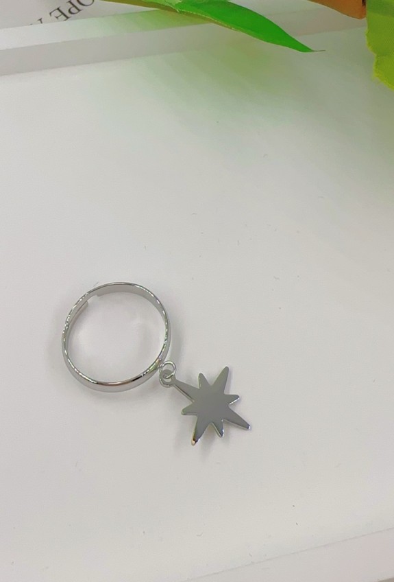 BAGUE REGLABLE  EN ACIER INOXYDABLE