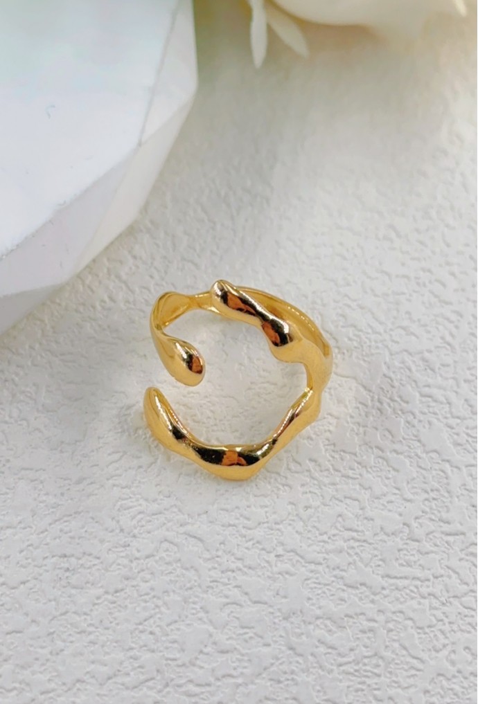 BAGUE REGLABLE EN ACIER INOXYDABLE