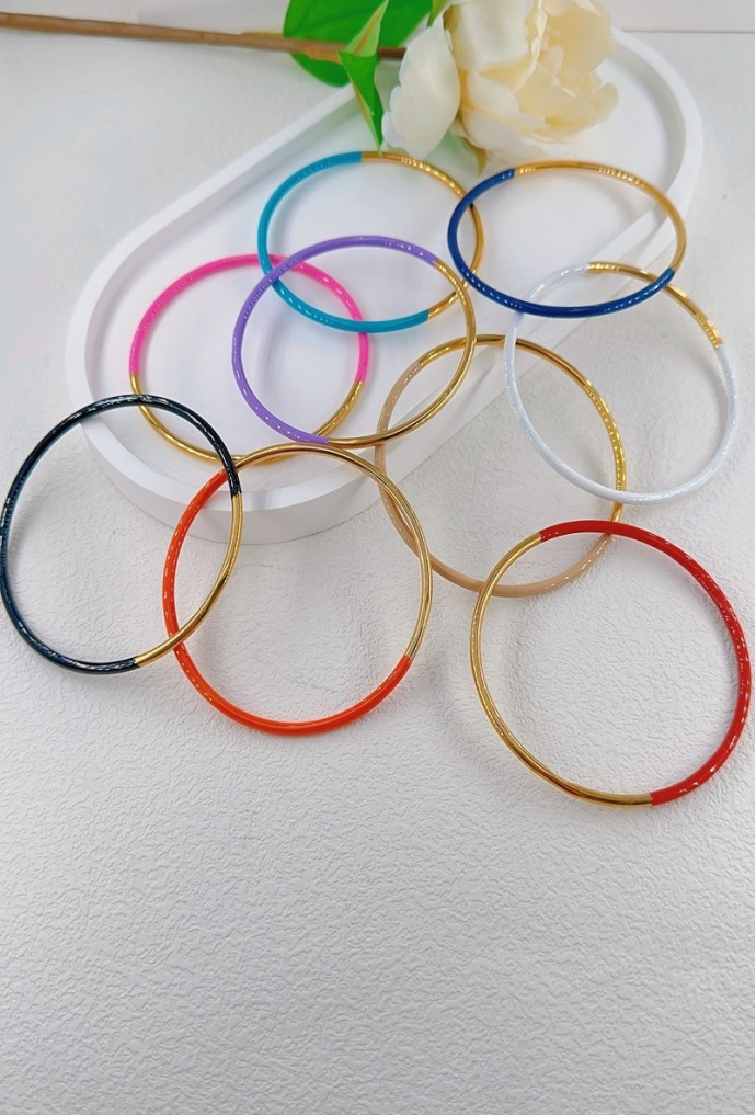 BRACELET JONC EN ACIER INOXYDABLE