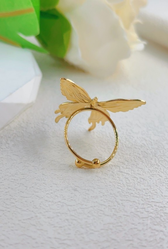BAGUE REGLABLE EN ACIER INOXYDABLE