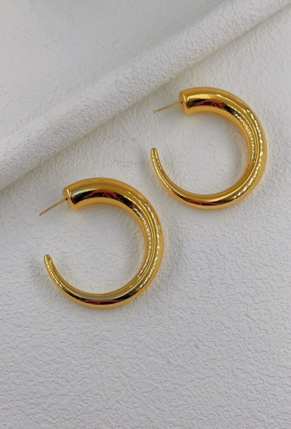 BOUCLE D'OREILLE EN ACIER INOXYDABLE