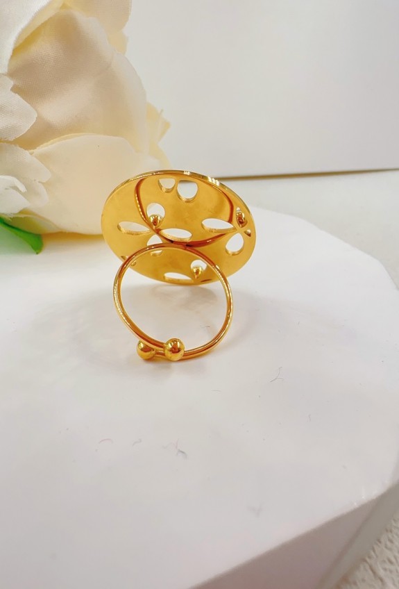 BAGUE REGLABLE EN ACIER INOXYDABLE