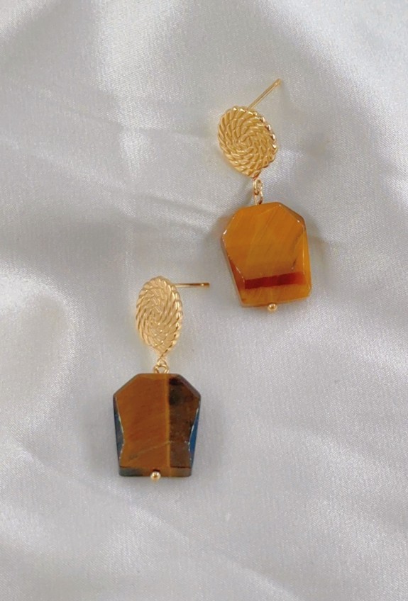BOUCLE D'OREILLE EN ACIER INOXYDABLE
