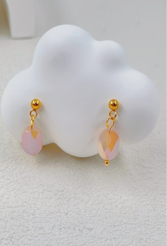 BOUCLE D'OREILLE EN ACIER INOXYDABLE