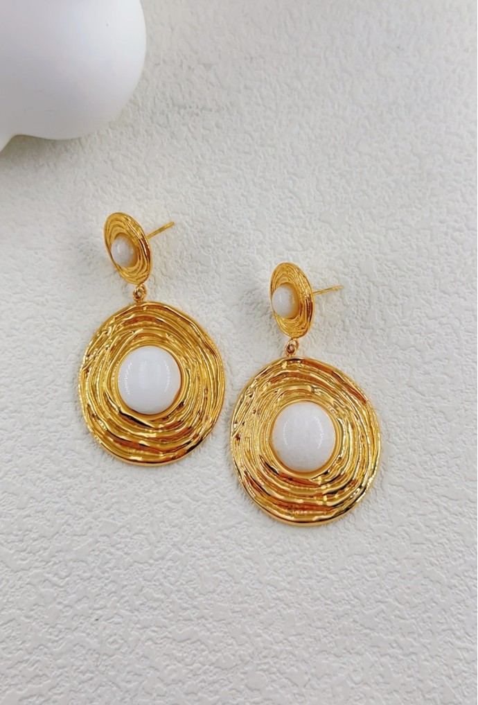 BOUCLE D'OREILLE EN ACIER INOXYDABLE