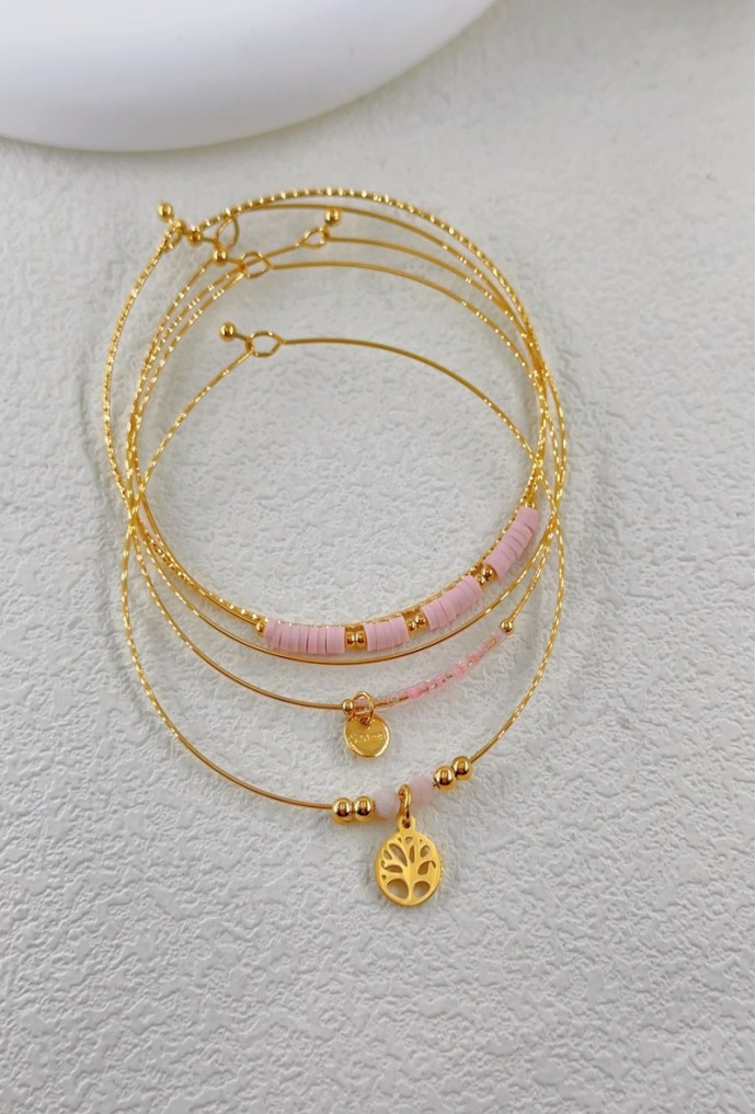 BRACELET JONC EN ACIER INOXYDABLE