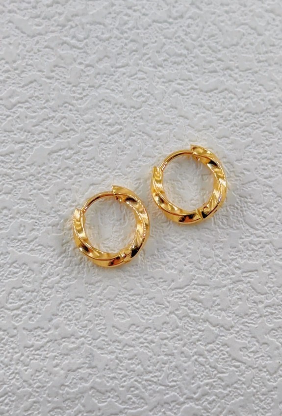 BOUCLE D'OREILLE EN ACIER INOXYDABLE