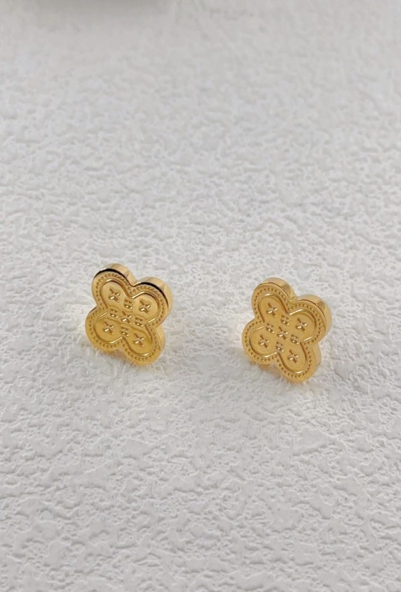 BOUCLE D'OREILLE EN ACIER INOXYDABLE