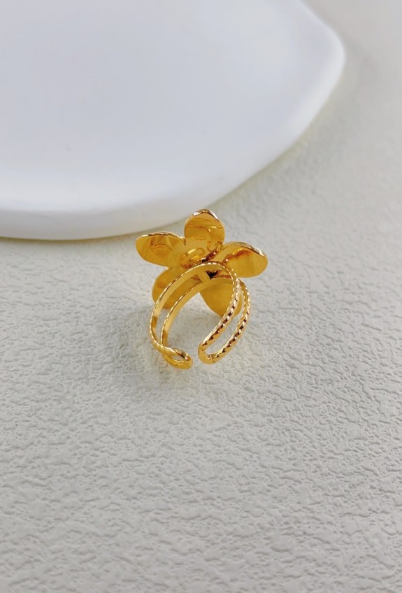BAGUE REGLABLE EN ACIER INOXYDABLE