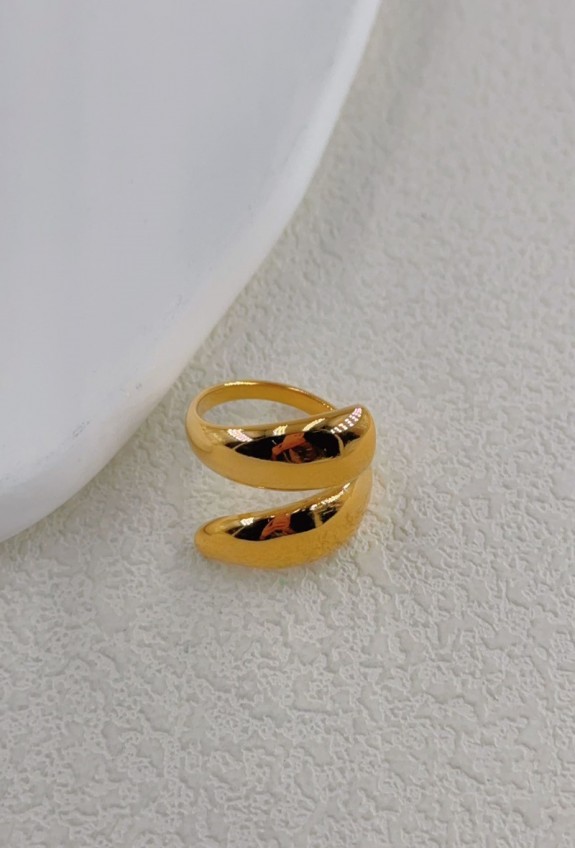 BAGUE REGLABLE EN ACIER INOXYDABLE