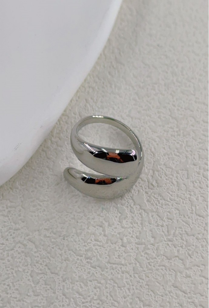 BAGUE REGLABLE EN ACIER INOXYDABLE