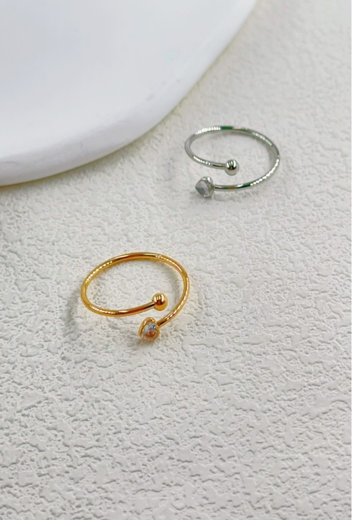 BAGUE REGLABLE EN ACIER INOXYDABLE