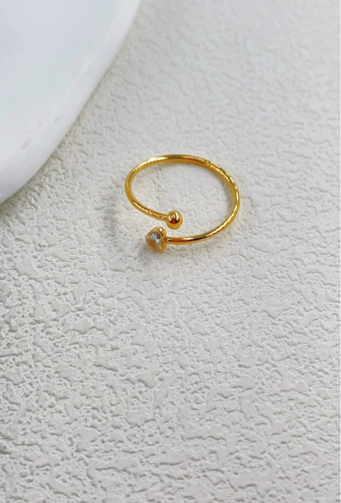 BAGUE REGLABLE EN ACIER INOXYDABLE