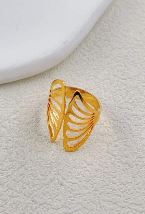 BAGUE REGLABLE EN ACIER INOXYDABLE