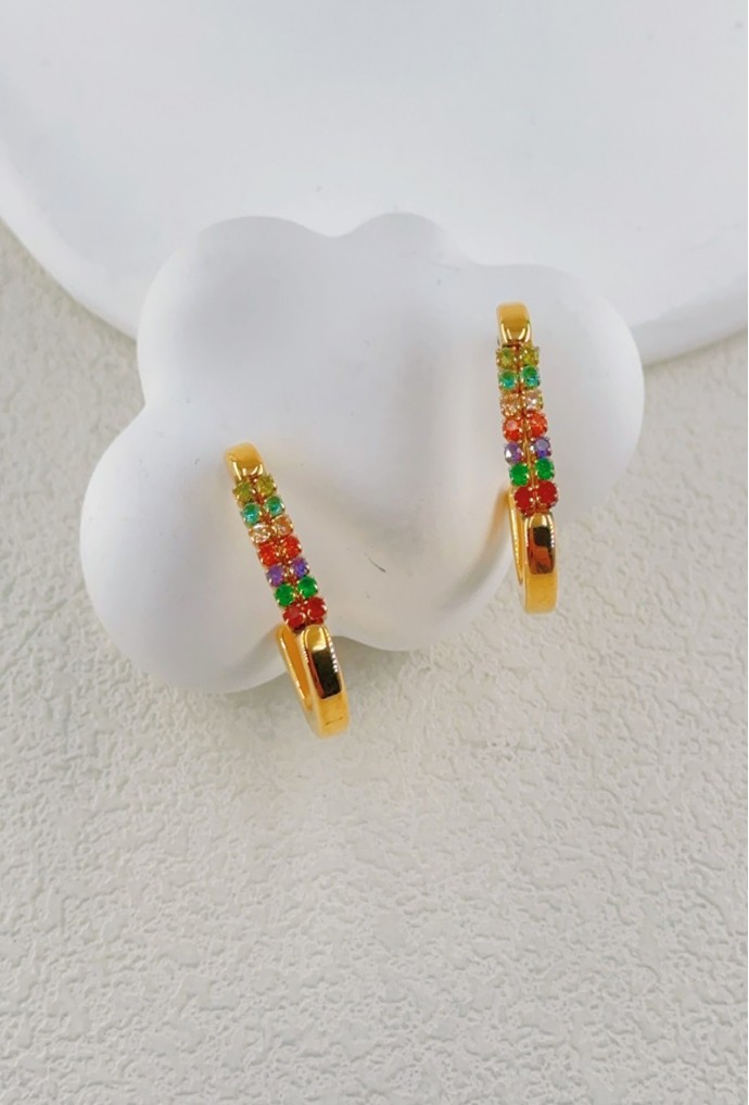 BOUCLE D'OREILLE EN ACIER INOXYDABLE