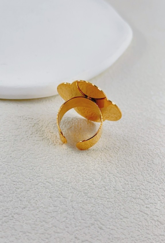 BAGUE REGLABLE EN ACIER INOXYDABLE