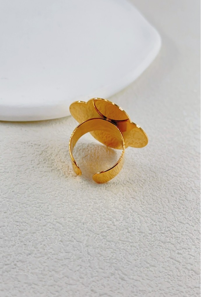 BAGUE REGLABLE EN ACIER INOXYDABLE
