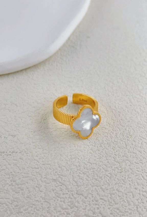 BAGUE REGLABLE EN ACIER INOXYDABLE