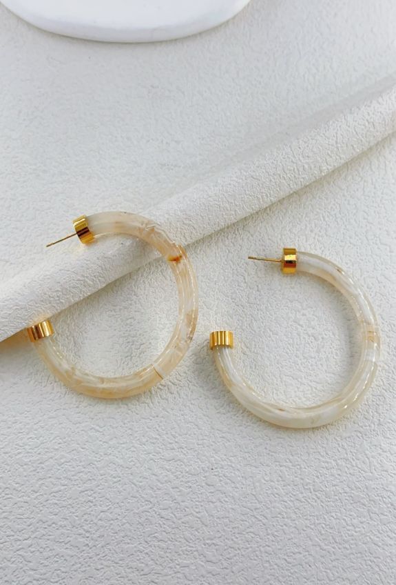 BOUCLE D'OREILLE EN ACIER INOXYDABLE