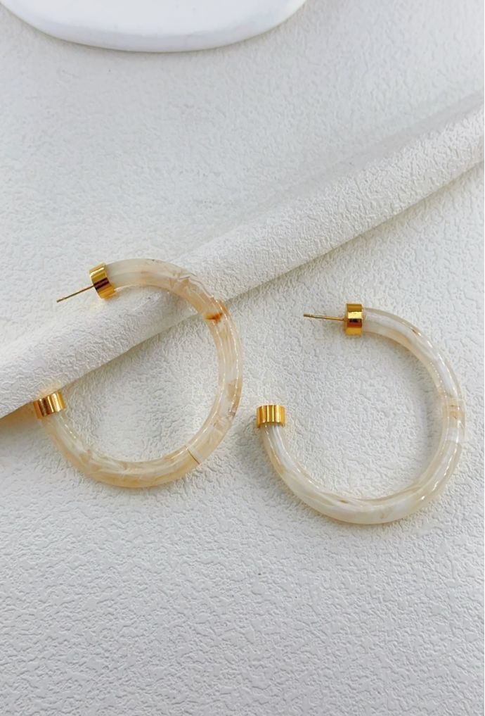 BOUCLE D'OREILLE EN ACIER INOXYDABLE