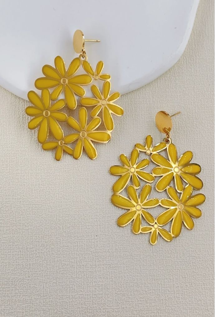 BOUCLE D'OREILLE EN ACIER INOXYDABLE