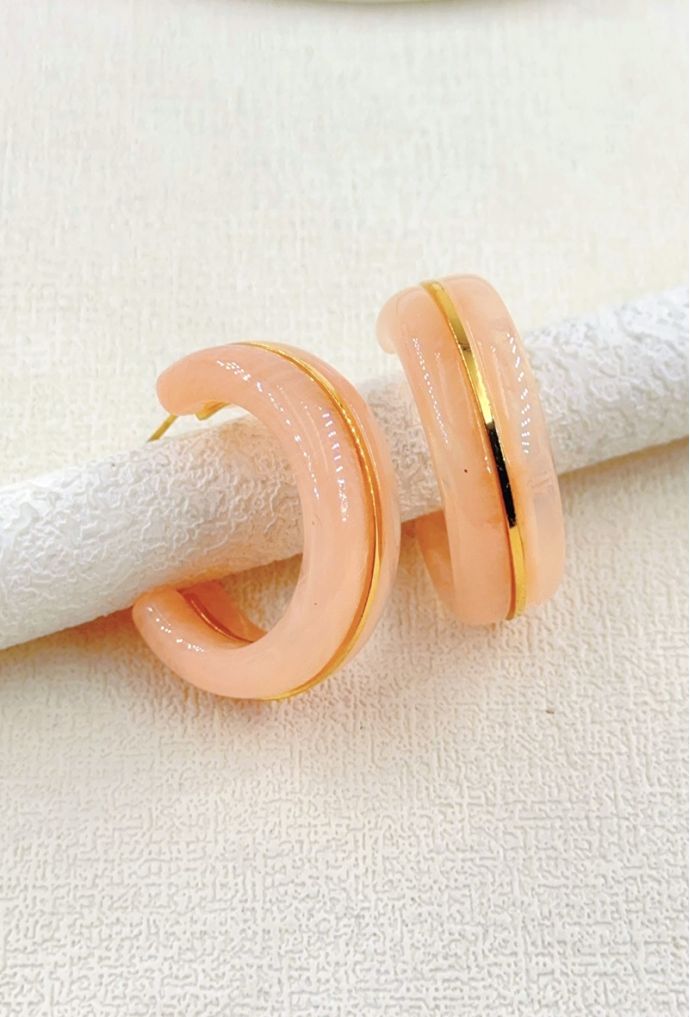 BOUCLE D'OREILLE EN ACIER INOXYDABLE