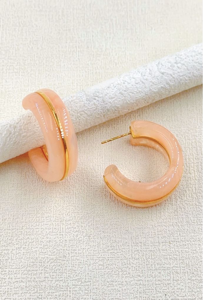 BOUCLE D'OREILLE EN ACIER INOXYDABLE