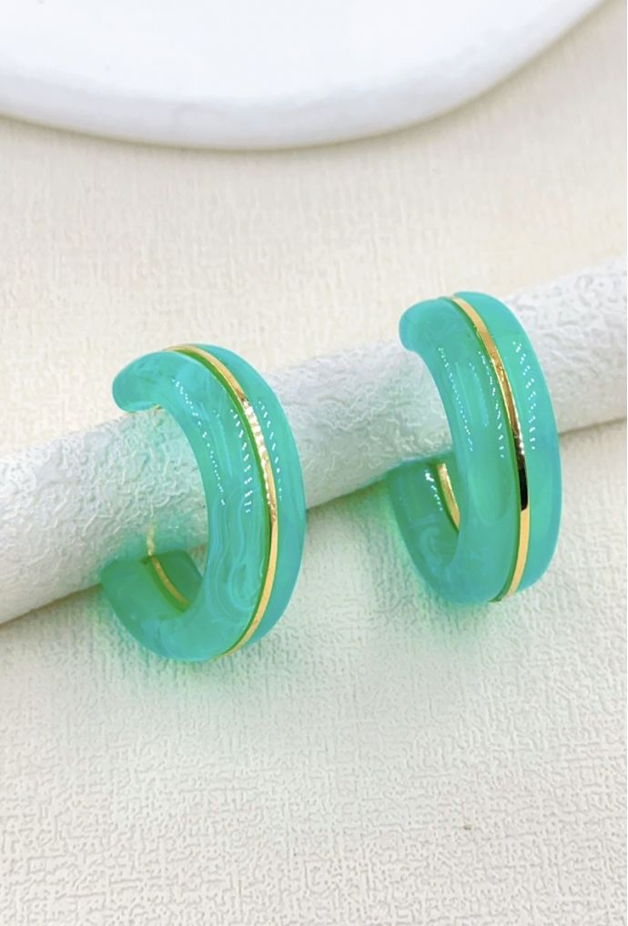 BOUCLE D'OREILLE EN ACIER INOXYDABLE