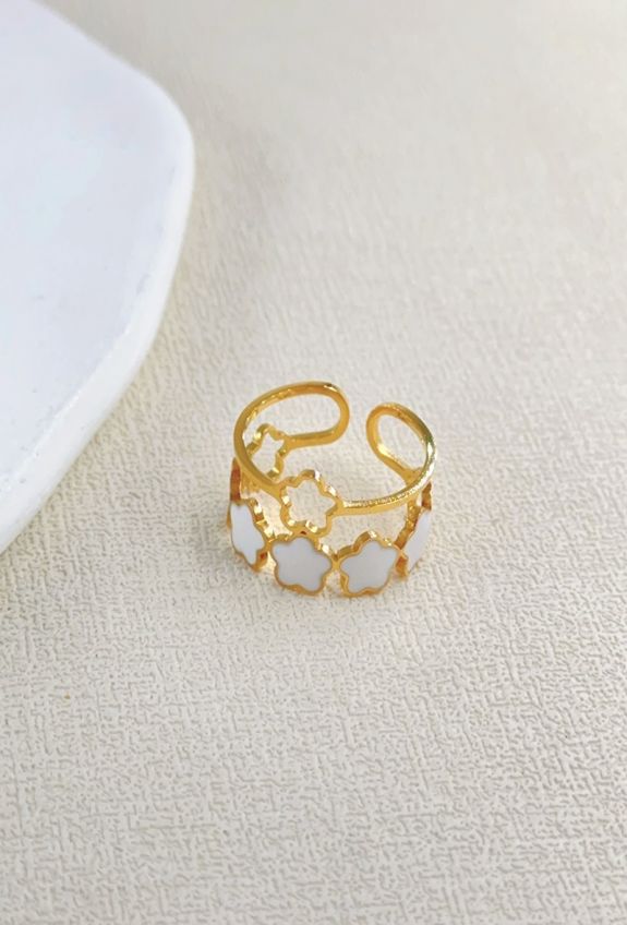 BAGUE REGLABLE EN ACIER INOXYDABLE
