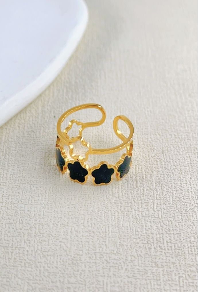 BAGUE REGLABLE EN ACIER INOXYDABLE