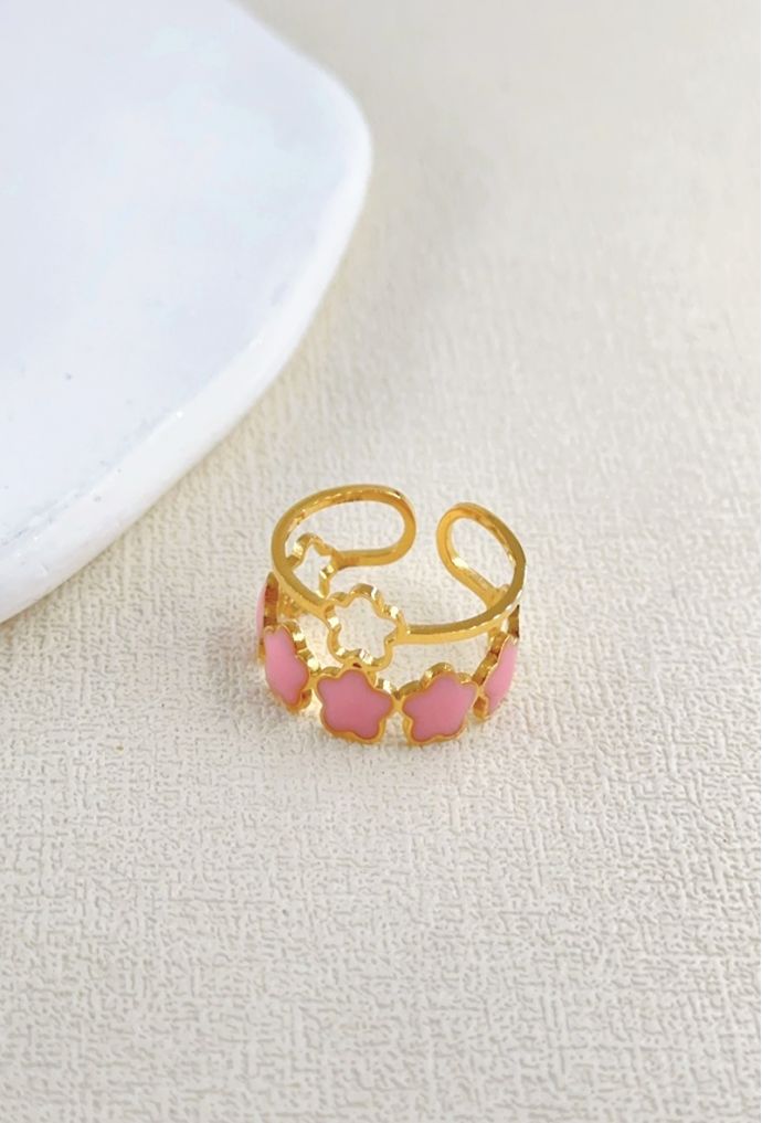 BAGUE REGLABLE EN ACIER INOXYDABLE