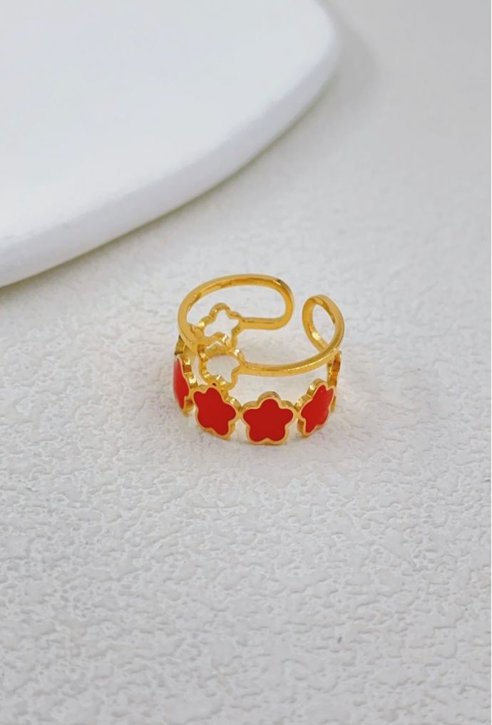 BAGUE REGLABLE EN ACIER INOXYDABLE