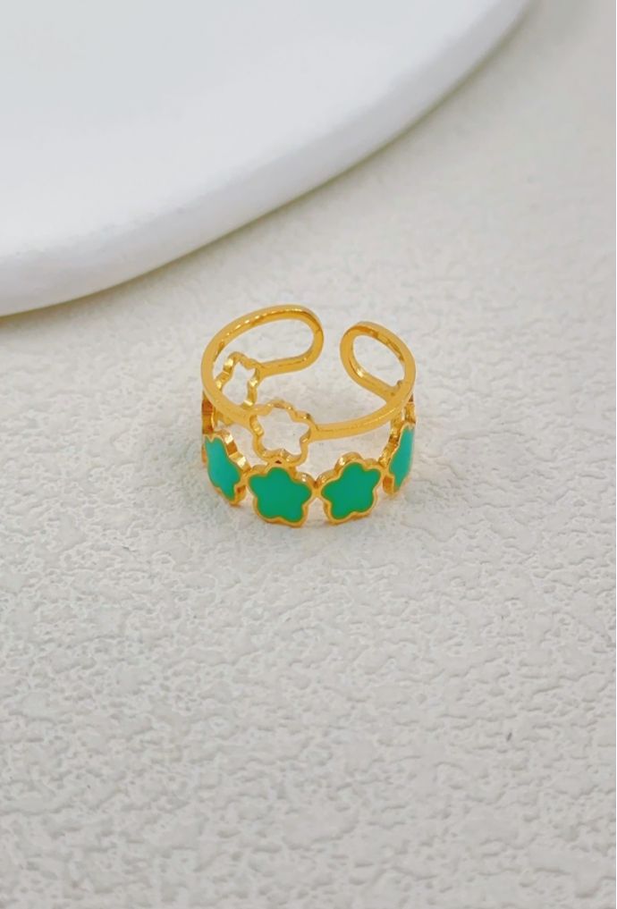 BAGUE REGLABLE EN ACIER INOXYDABLE